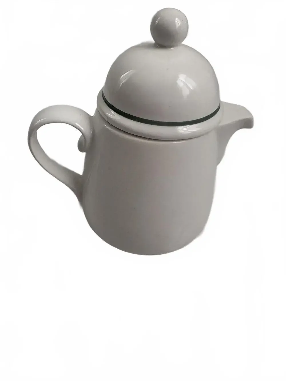 Nina |‎ Vintage Bright Flower Ceramic Teapot w Lid White Red Purple Orange